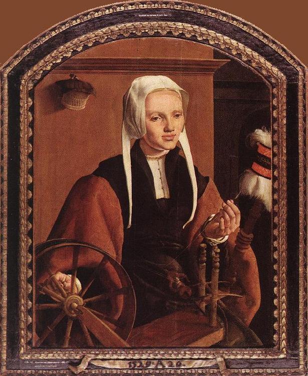 Maerten van heemskerck Portrait of Anna Codde France oil painting art